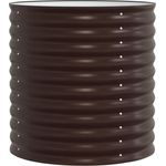 vidaXL Hochbeet Braun 80 x 80 x 81 cm Stahl 42008136