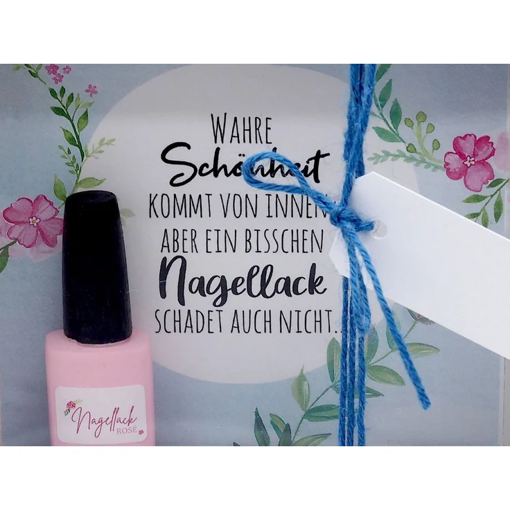 ZauberDeko Geschenkbox Geldgeschenk Verpackung Nagelstudio Nagellack Maniküre Geburtstag – Bild 4