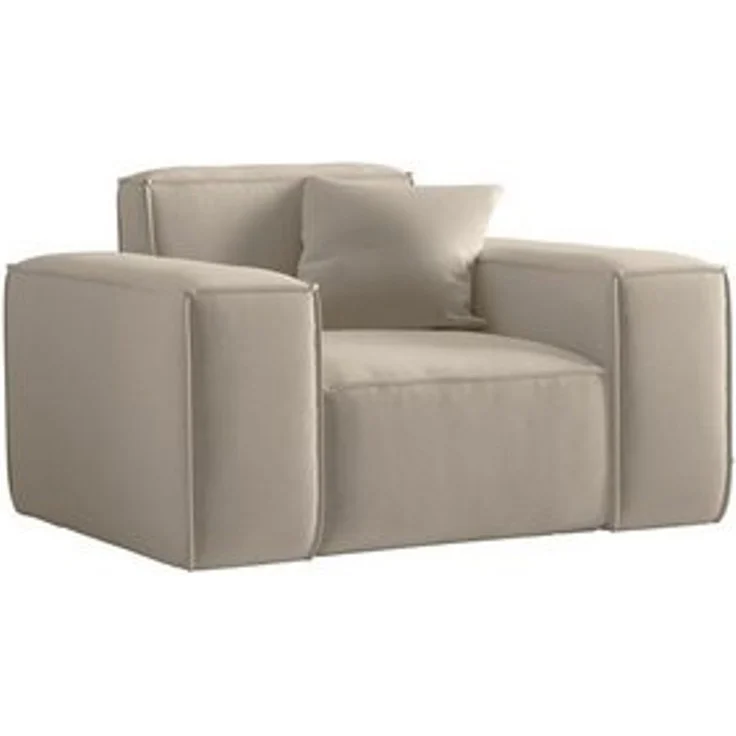 Sessel Designersessel CELES PREMIUM in Stoff Opera Velvet Beige – Bild 3