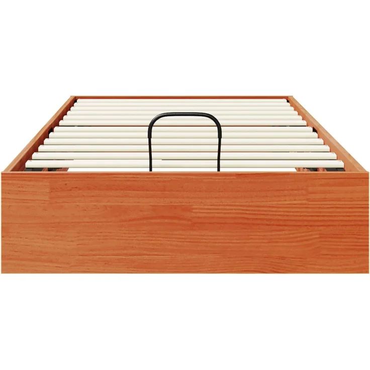 vidaXL Ottoman Bettgestell mit Stauraum Wachsbraun 75x190 cm 3418761 – Bild 7