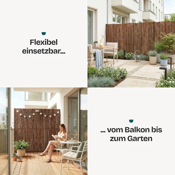 Rindenmatte Zamora 160x300 cm [casa. pro] – Bild 6