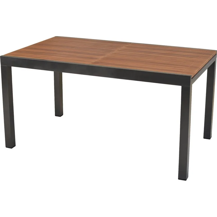 MERXX Garten-Essgruppe Valenza, (Set, 7-tlg), inkl. 6 Klappsessel, 1 Ausziehtisch – Bild 2