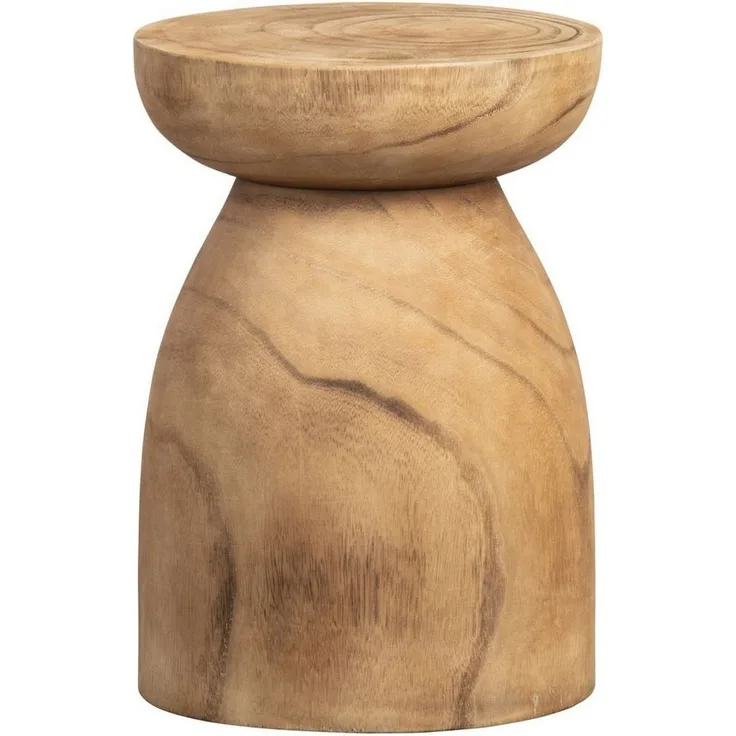 Woood Bink Hocker Holz – Natur Holz natur
