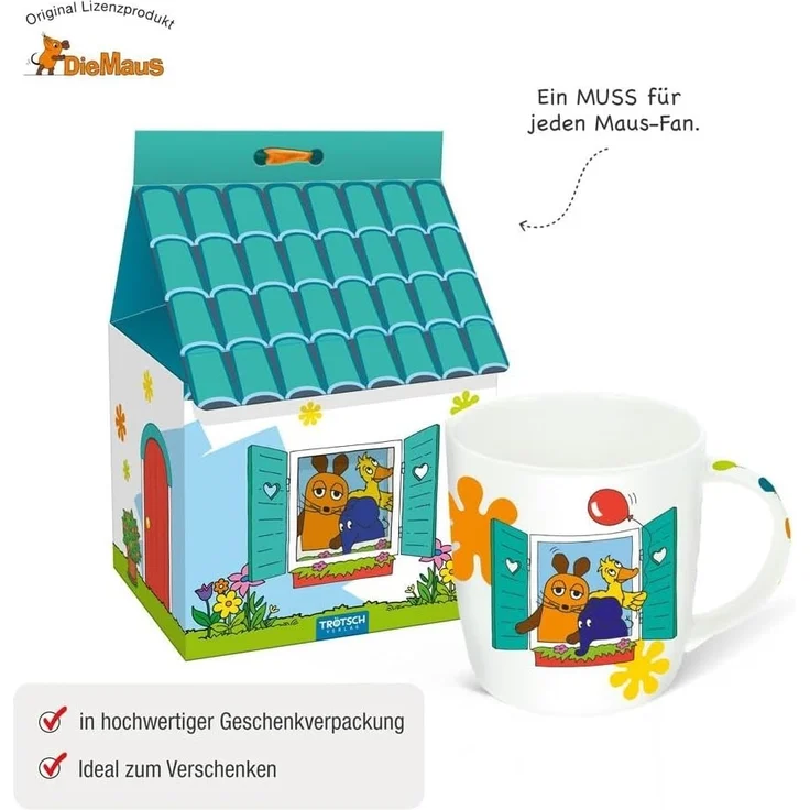 Trötsch Verlag Tasse Die Maus und Freunde - Tasse im Haus – Bild 3