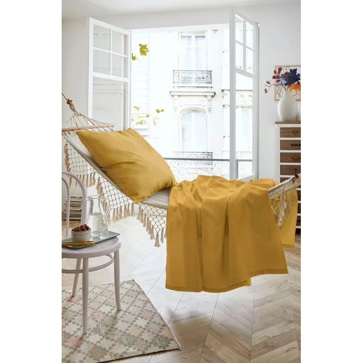 Hahn Summer Set Bettwäsche Gold 150x200 cm + 80x80 cm