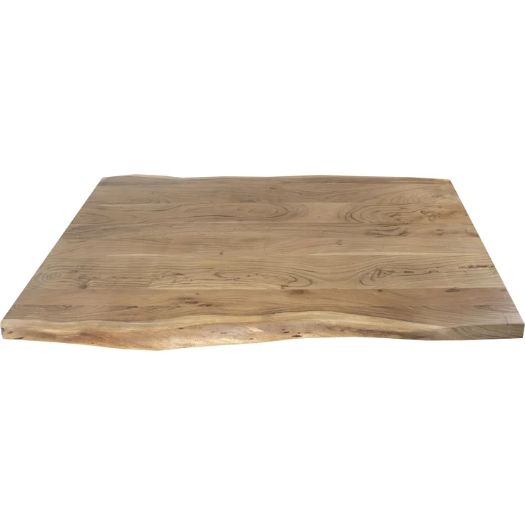 Esstisch Baumkante massiv Akazie Natur 160 x 85 Spider-Gestell schwarz TIM 135768357 – Bild 4
