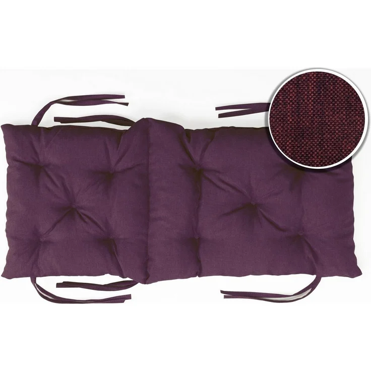 sunnypillow Bankauflage Bankauflage Stuhlkissen viele Farben und Größen zur Auswahl, 40 cm x 40 cm x 40 cm violett – Bild 3