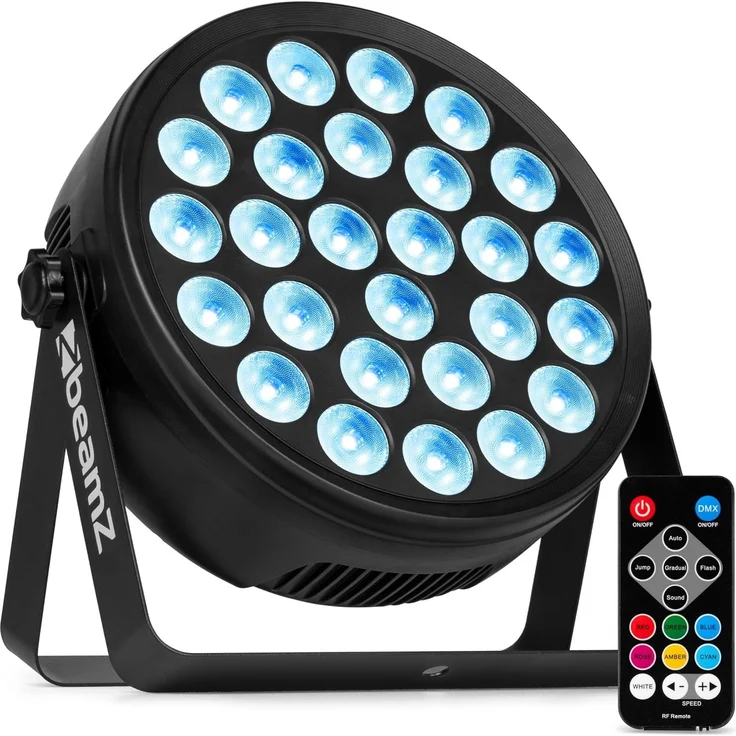 beamZ BCC260 Flach-Par 27x 6W RGBAW-UV