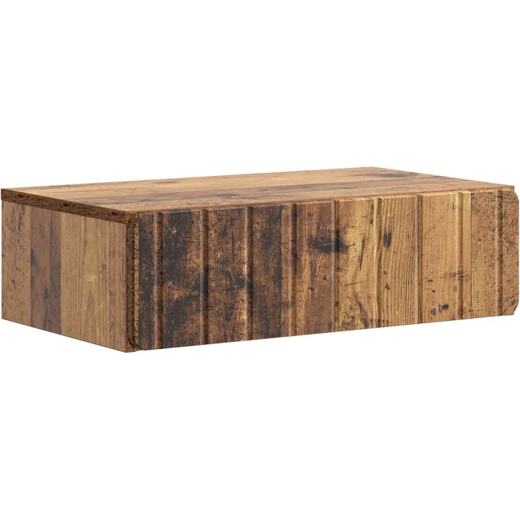 vidaXL Wandmontierter Beistelltisch Altholz 59 x 34,5 x 17 cm 898323