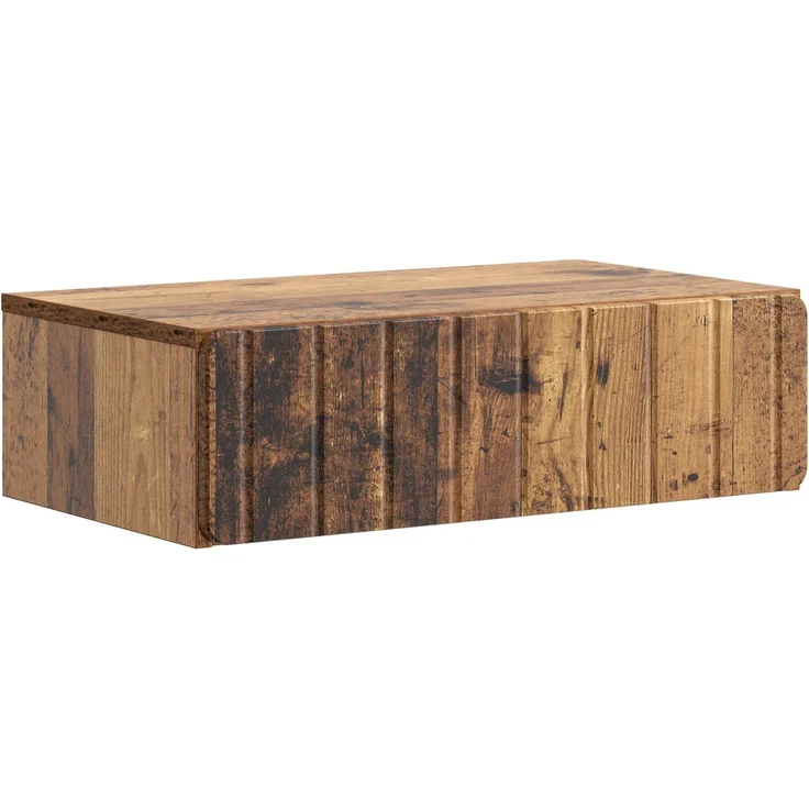 vidaXL Wandmontierter Beistelltisch Altholz 59 x 34,5 x 17 cm 898323 – Bild 1