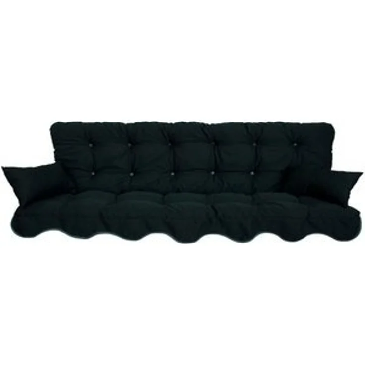 Kühnemuth Auflagekissen Auflagen Set für Hollywoodschaukeln Sitzkissen 180x50 cm Design 920 – Bild 4