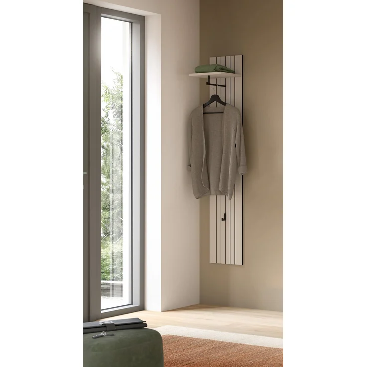 Garderobepaneel (B/H/T: 31x160x27 cm) in Kaschmir Nachbildung – Bild 6