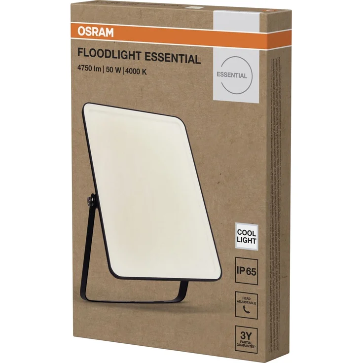Osram LED-Außenleuchte Floodlight Essential 23,8 cm neutralweiß schwarz – Bild 5