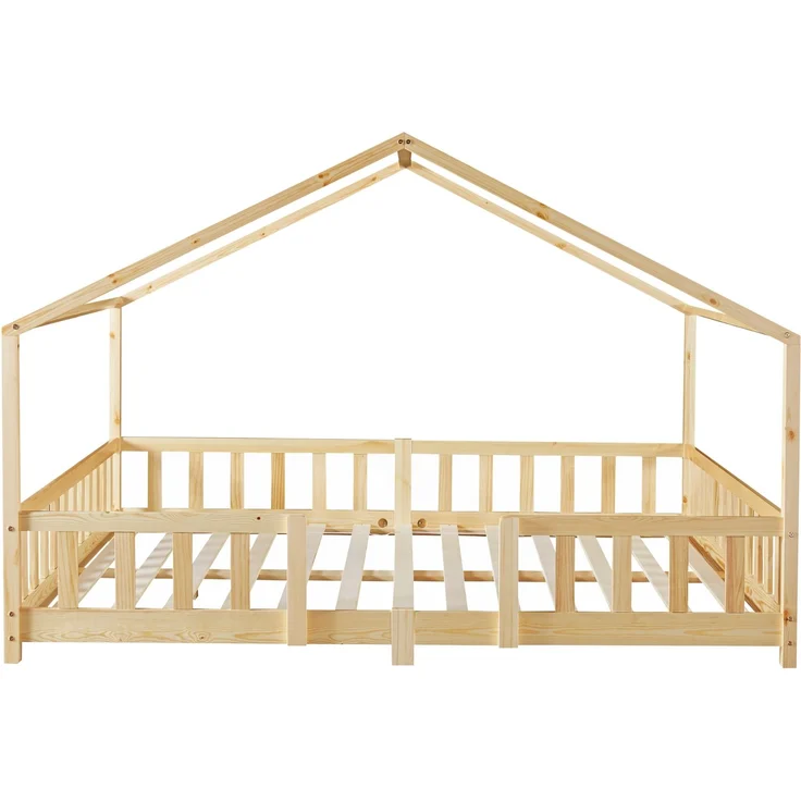 Kinderbett Treviolo 120x200 cm Holzfarben [en. casa] – Bild 4