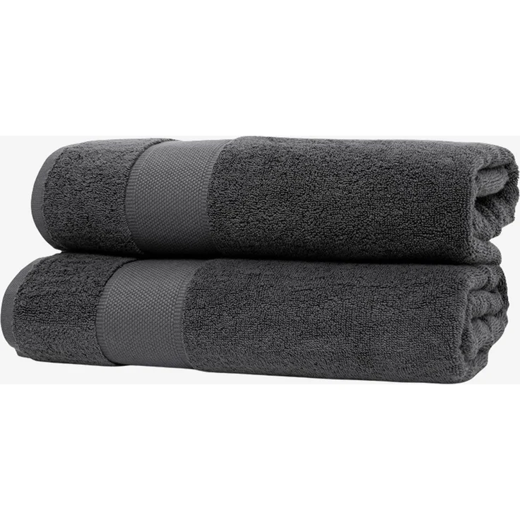 Wolkenfeld Duschtücher Premium Low-Twist Baumwolle 550 g/m² – 2 große Duschtücher, Frottier (2-St), 70×140 cm – weich, saugfähig und ideal für Bad & Wellness – Bild 1