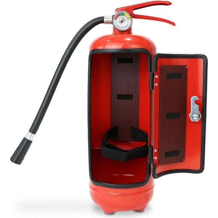 Divit Deko-Wandregal Minibar in Feuerlöscher Design MF51 Bar Regal / Aufbewahrung – Bild 3