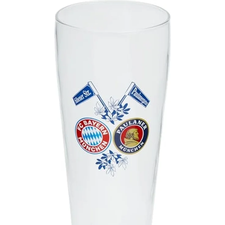 FC Bayern München Gläser-Set FC Bayern München Weißbierglas 2er-Set, Glas – Bild 4