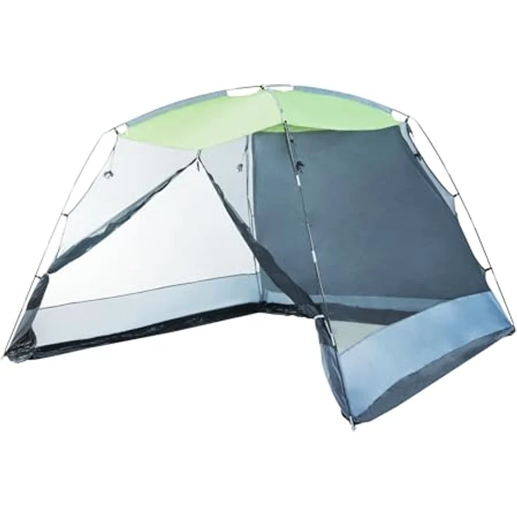 pro.tec Pavillon »Beekdaelen«, Moskitonetz, 3,05 x 3,05 x 2,13 m, grau/hellgrün, wasserdicht, mit Reißverschluss und Tragetasche – Bild 5