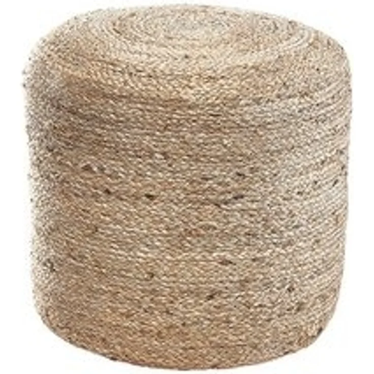 Kobolo Sitzwürfel Sitzpouf FLOW aus Seegras mit Baumwollfüllung (1 Stück) – Bild 6