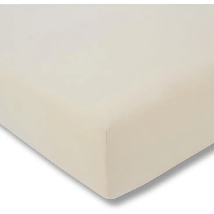 Estella Zwirnjersey Spannbetttuch für Boxspring Topper 180-200x200x7 cm leinen (205)