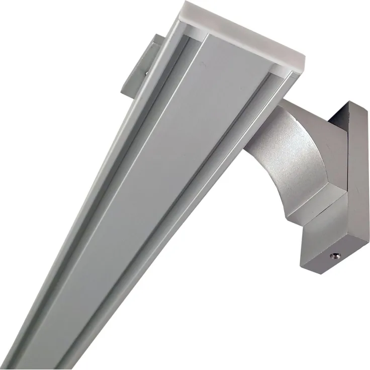 Wandträger für "Silber - 1/2 Lauf" Aluminium Vorhangschiene