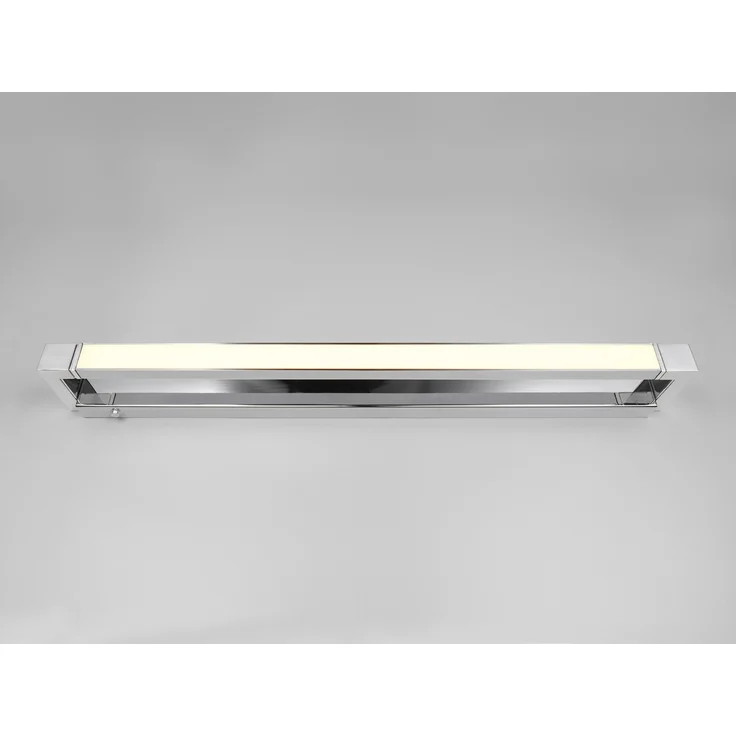 Dimmbare LED Bad Spiegelleuchte FABRIZIO schwenkbar, Chrom Breite 80cm – Bild 11