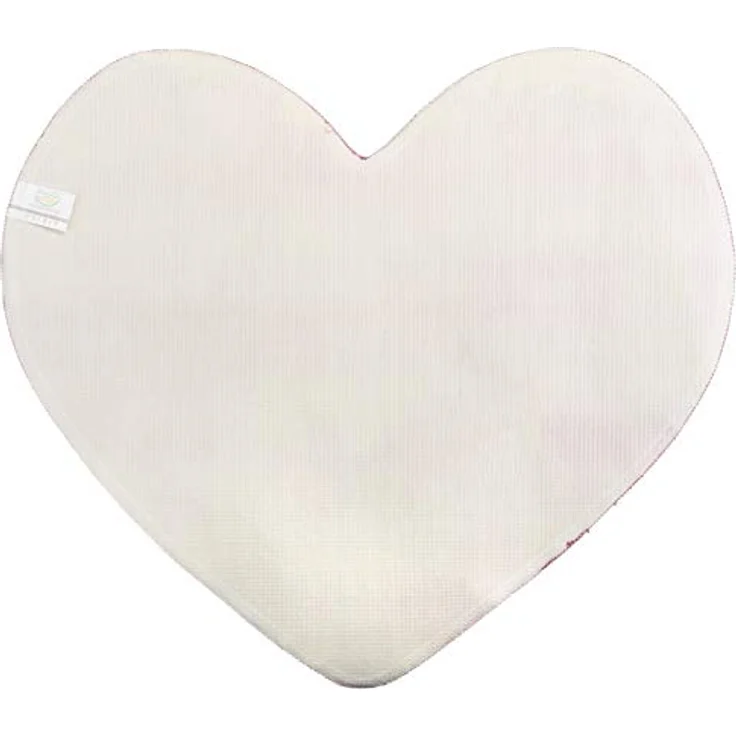 Brandsseller Herz Badematte 70x80 cm Badteppich Badvorleger Badezimmerteppich Duschvorleger Lila – Bild 5