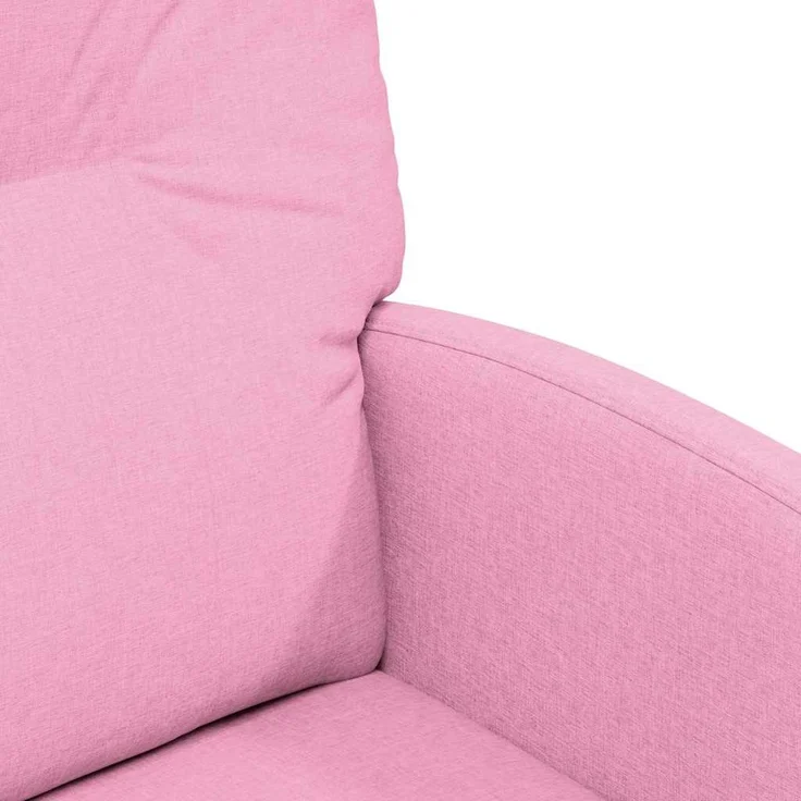 vidaXL Esszimmerstühle mit Rollen 2 pcs Rosa 57 x 67 x 95 cm Stoff 42017856 – Bild 6