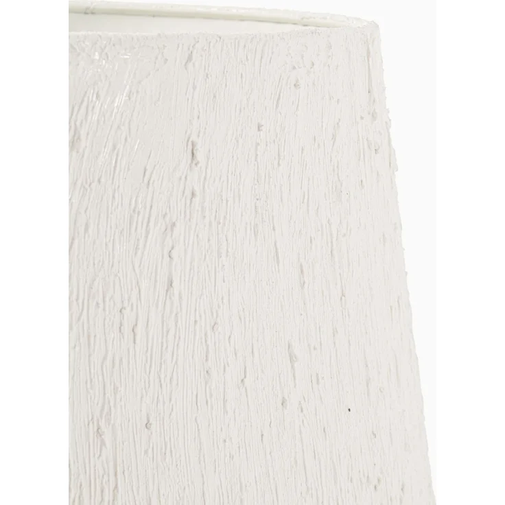 Outdoor-Vase Ranek 2er-Set aus Metall, modern handgefertigt, niedrig, weiß, für außen und innen – Bild 2