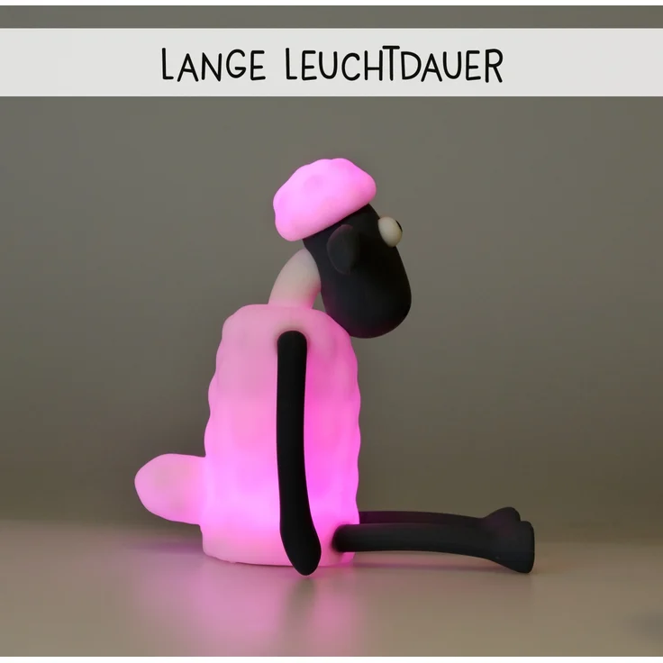 MegaLight LED Shaun das Schaf Nachtlicht RGB USB-Anschluss – Bild 3