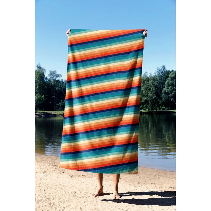 Mijolnir 'Rainbow Lines 90' Strandtuch, Mehrfarbig, 90 x 150 cm – Bild 2