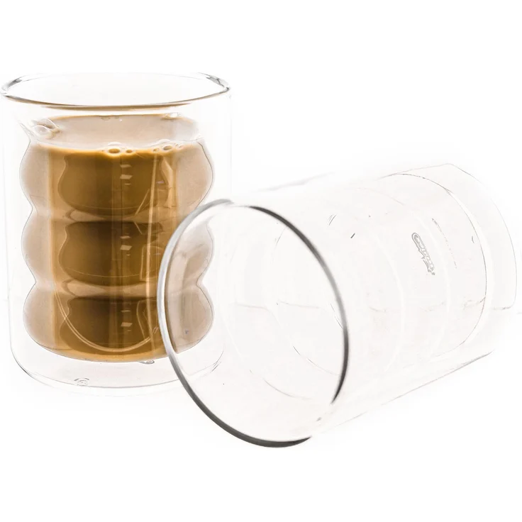 Mulex 4 Tlg. Espressogläser Latte Macchiato Gläser Dopplewandig Gläser-Set 200 ml – Bild 2