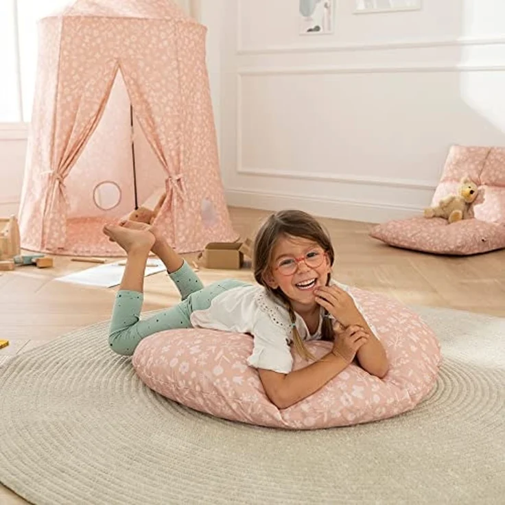 howa Bodenkissen flowers, Kissen incl. Füllung Ø 80 cm für Kinderzimmer – Bild 6