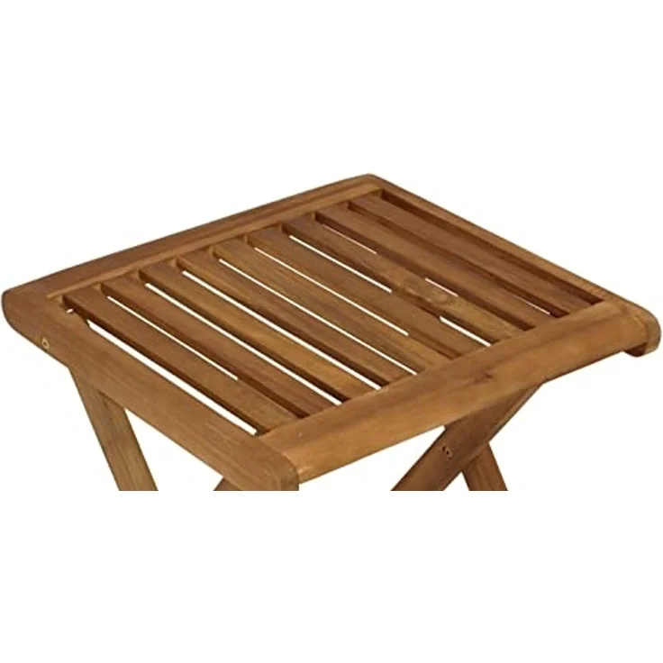 Klapphocker 45x45 cm, Akazie geölt – Bild 5