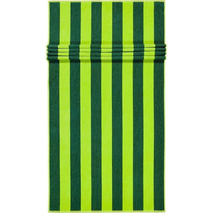 Cawö Home Strandtücher Beach Tropical Streifen 5577 Velours, 100% Baumwolle (1-St)