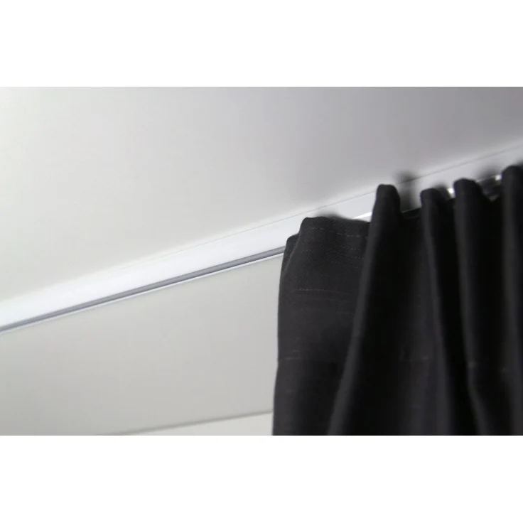 Deco-Raum® Gardinenschiene Innenlauf Round | Länge: 480cm | Material: Aluminium | Farbe: Weiß – Bild 5