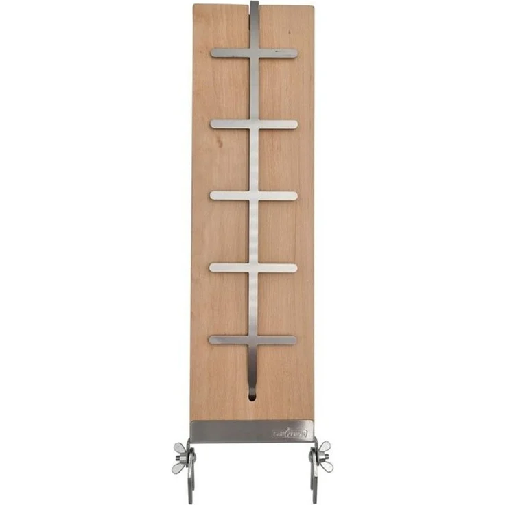 Grillfürst Räucherbrett Grillfürst Flammlachsbrett Buche 14 x 50 cm Klemm-Variante – Bild 3
