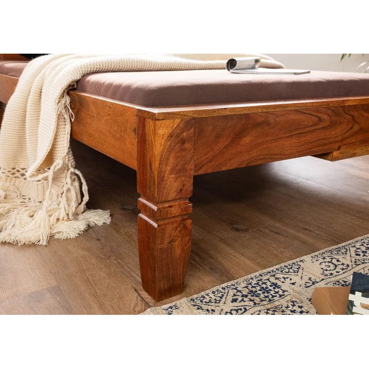 Bett Akazie 120x200x90 honig lackiert OXFORD #220 – Bild 6