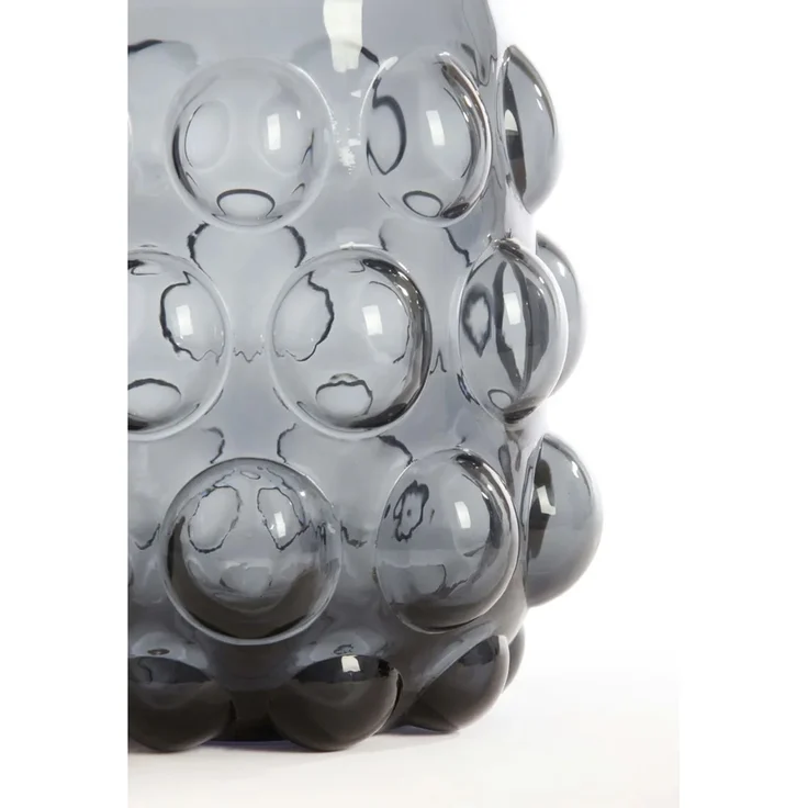 Dekovase Vase HAROA von Light & Living Blumenvase Ø24x30 cm Glas Rauchgrau – Bild 3