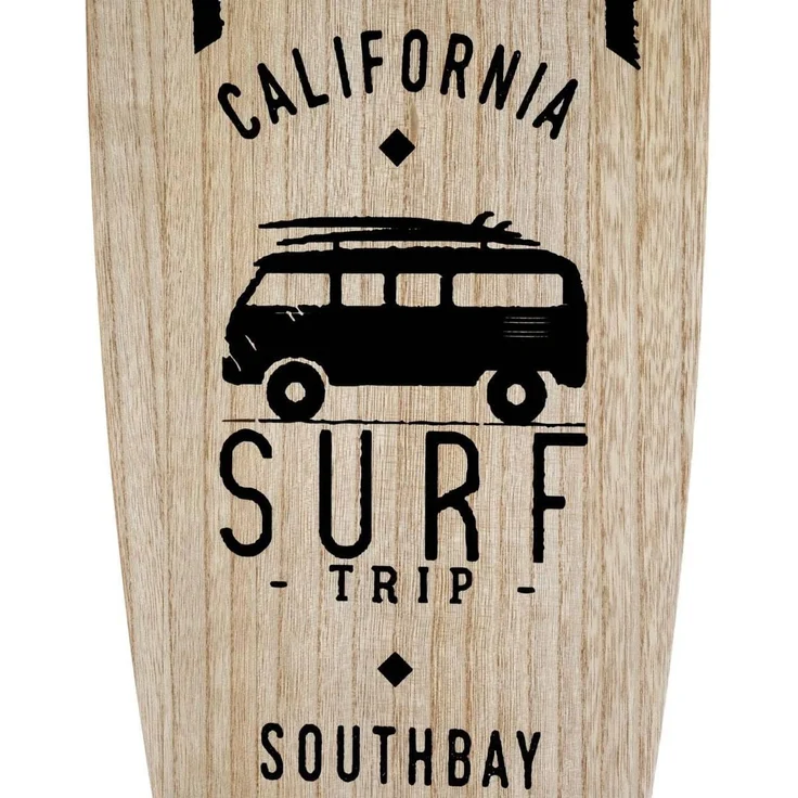 Hauseinrichtung Wanddeko Surf Board weiß – Bild 2
