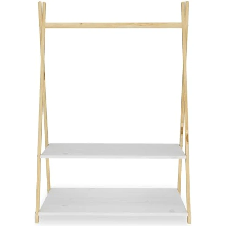 IDIMEX Kinderkleiderschrank DANILO Kindergarderobe freistehend Ablage Tipidesign – Bild 5