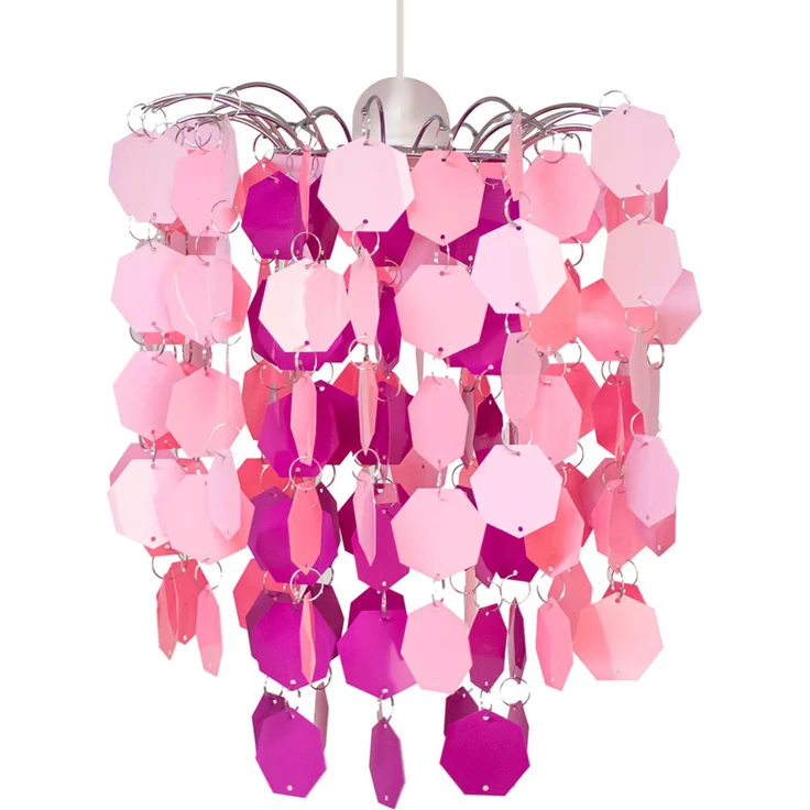 LED Hängeleuchte, rosa-pink, 32 cm – Bild 7