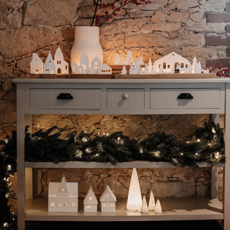 Räder Living Xmas Lichtobjekt Krippe 45x9,5 cm Akazie – Bild 5