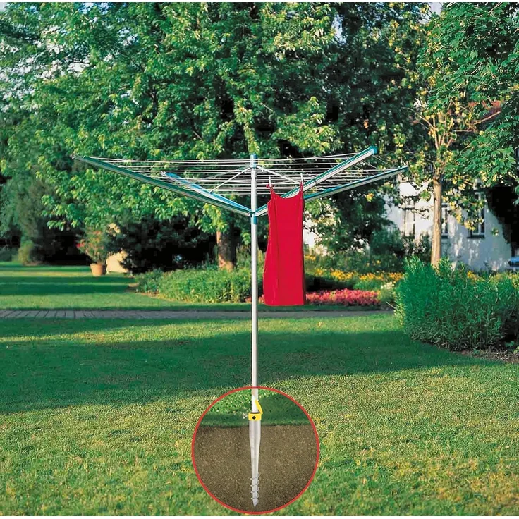 Krinner Bodendübel Bodenhülse Bodenschraube Kompakt Allround ca. 55 cm – Bild 5