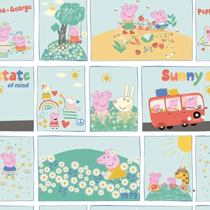 Belum Tischdecke, fleckenabweisend, Comic 01, schmutzabweisend, rechteckig, Harz, Tischdecke, Tischdecke, Küchentisch, Tischdecke, Zuhause (300 x 140 cm) – Bild 4