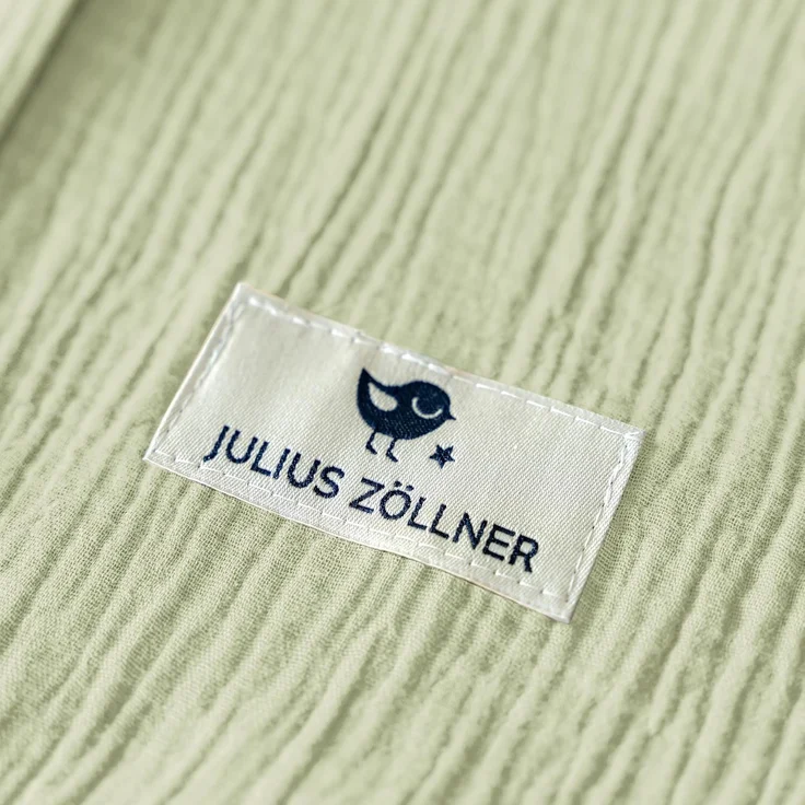 Julius Zöllner Baby Sommerschlafsack Musselin lime 70 cm – Bild 4