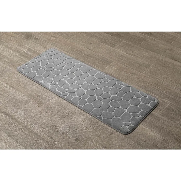 LikeKa Badematte Badezimmerteppich Badteppich weich Badvorleger 45x120 cm