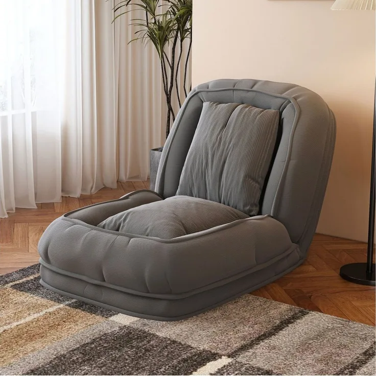 BBWL Schlafsofa 5-fach verstellbar 90–180° Multifunktions-Liege mit Kissen, Klappbares ergonomisch für Wohnzimmer Schlafzimmer Haustier geeignet