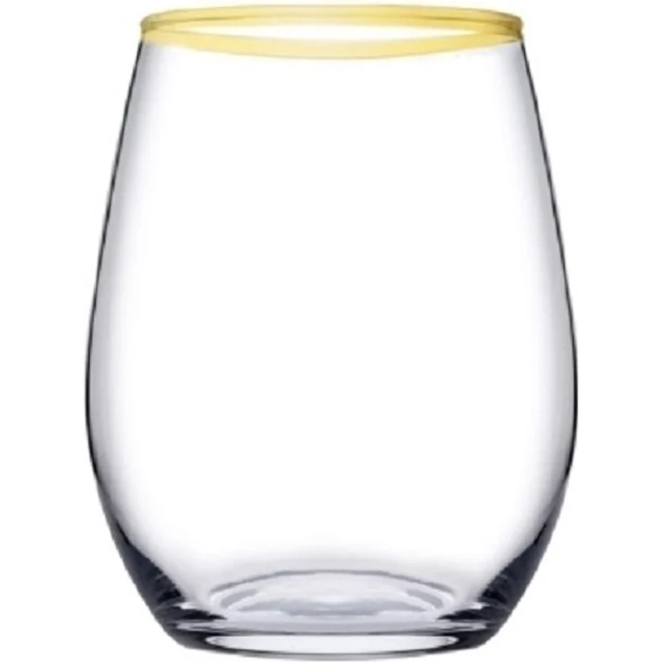 Pasabahce AMBER GOLD 420725 Weinglas Glas Kurz 570 ml 6er Set – Bild 2