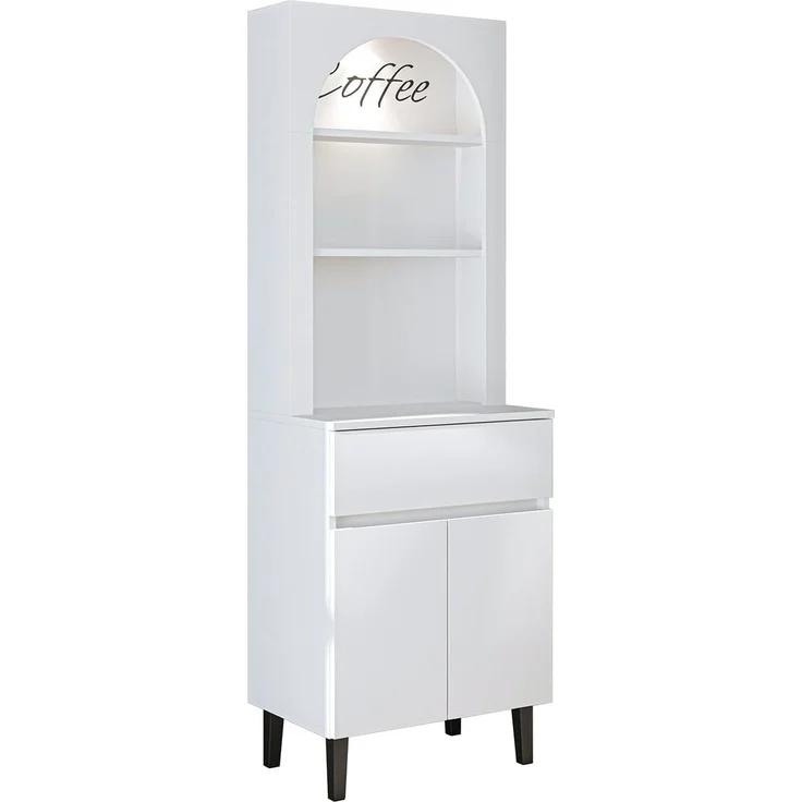 Roomart Küchenregal VENEDIK Küchenschrank 60 cm, Buffet, Schublade in 4 Farben, Buffet- & Mehrzweckschrank, LED Bogennische, Schublade, 4 Farben, 18 mm Platten – Bild 5